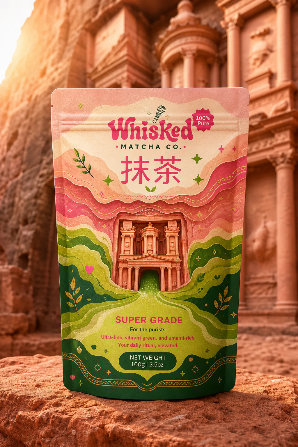 Whisked Daily Matcha Pouch design 1