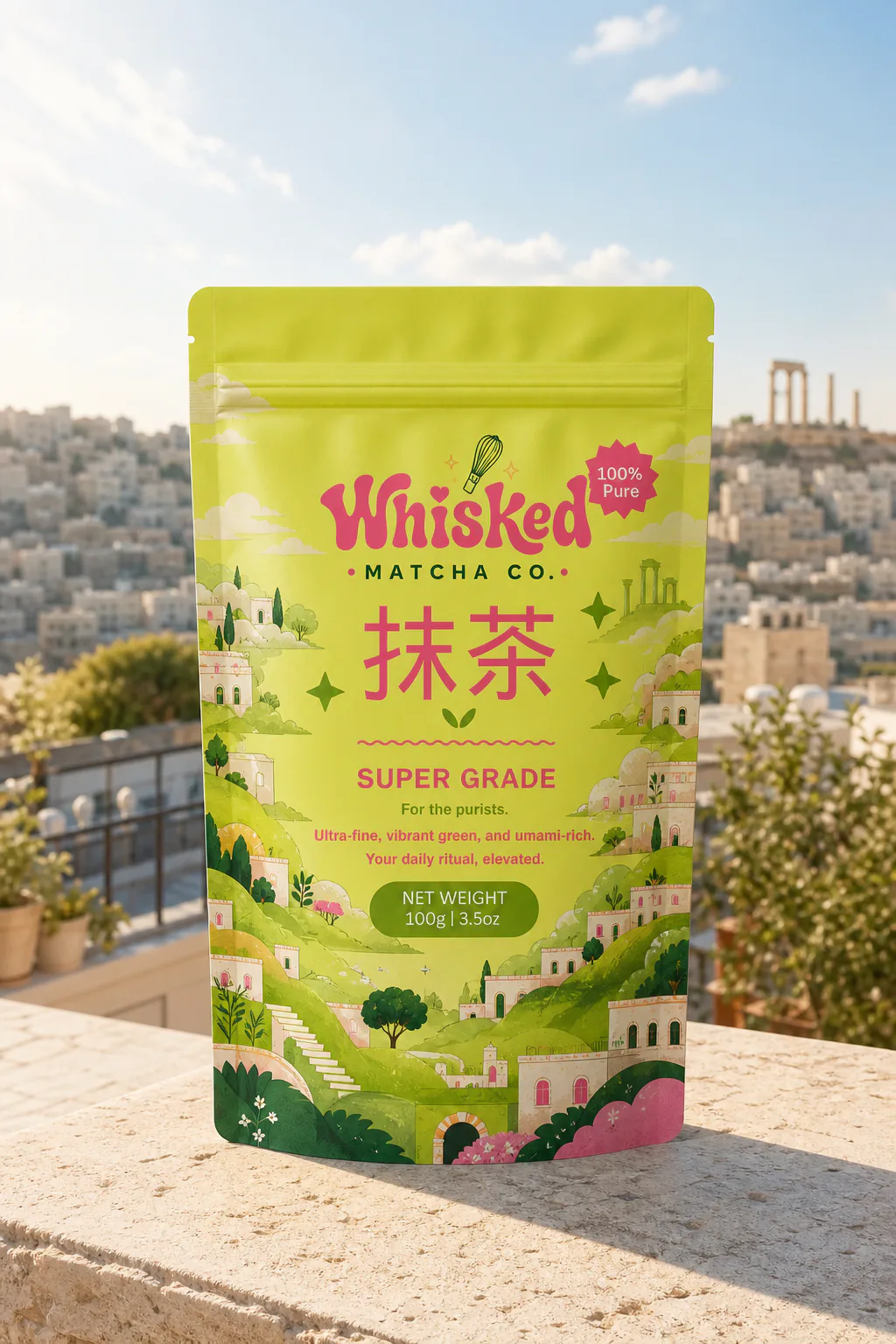 Whisked Daily Matcha Pouch design 3