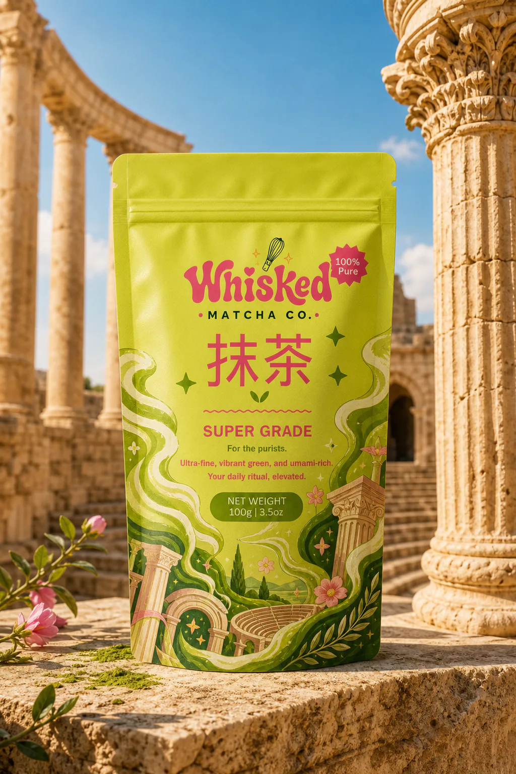 Whisked Daily Matcha Pouch design 7